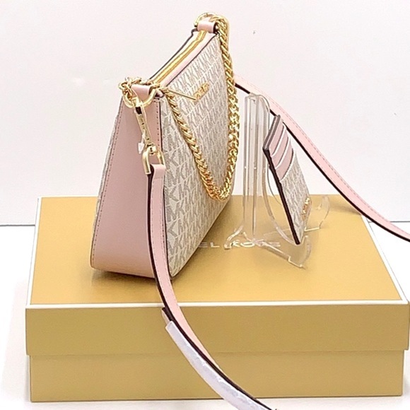 MICHAEL KORS GIFTABLE SHOULDER BAG & CARD HOLDER BOXED SET POWDER BLUSH … - Picture 4 of 16